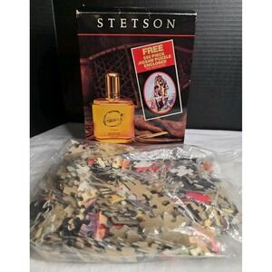 Vintage 80's Stetson Cologne Promo Jigsaw Puzzle 550pcs (No Cologne)